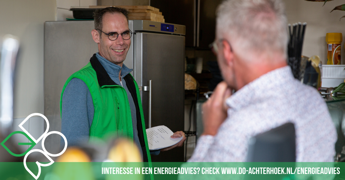 Energieadvies door het Duurzaam Ondernemerscentrum Achterhoek (DOA)